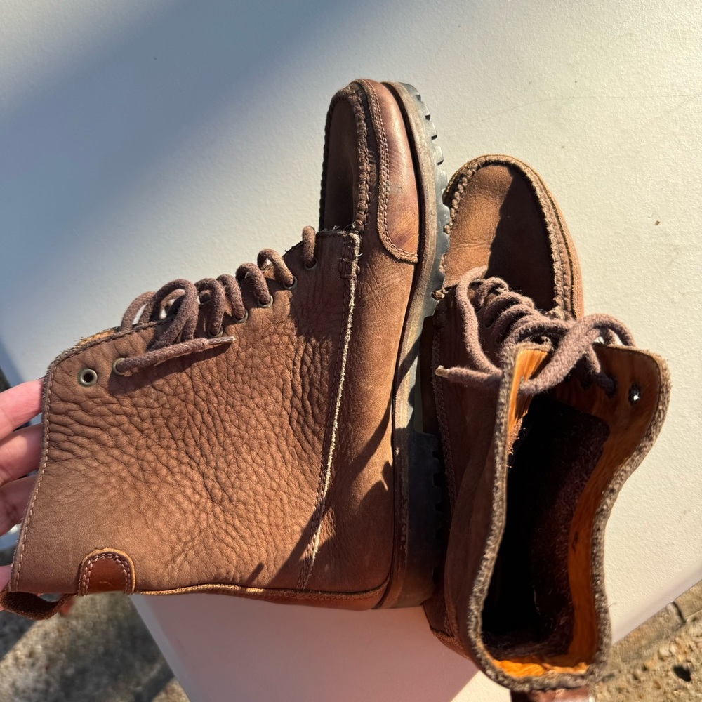 Brown Leather Boots